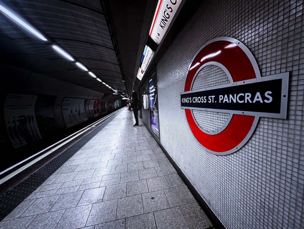 Kings Cross - Saint Pancras, London underground, England.