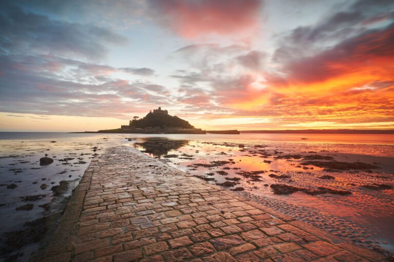 St. Michael's Mount in Cornwall, England. Taken on my Cornwall photography workshop and tour.