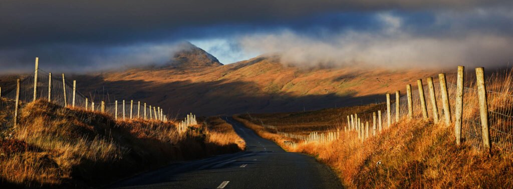 Inagh Valley in the Connemara, County Galway, Ireland.