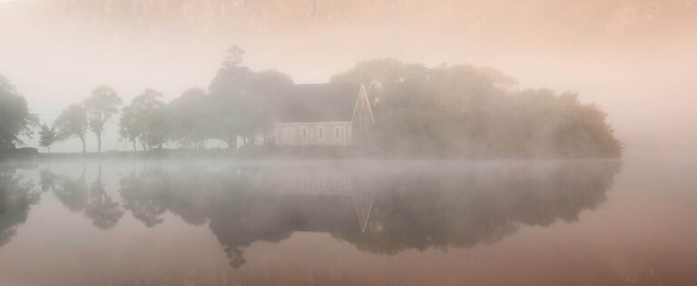 Gouganebarra Church in County Cork, Ireland.