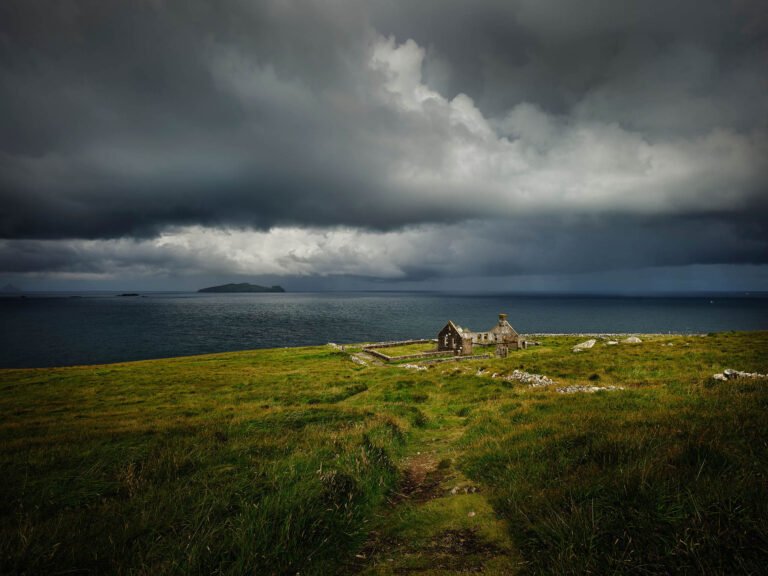 Old Schoolhouse, Wild Atlantic Way, County Kerry, Ireland.