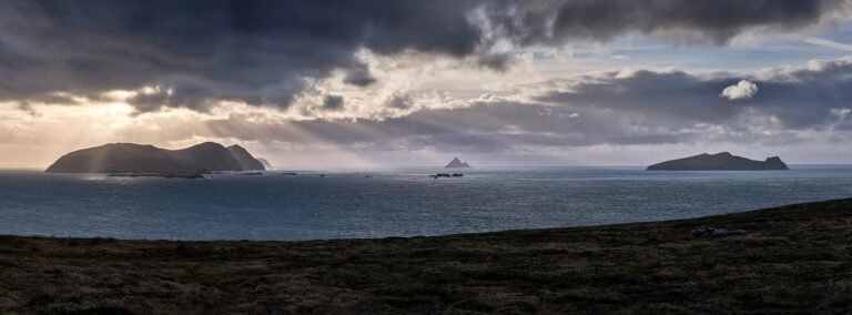 Slea Head Panorama, County Kerry, Ireland.