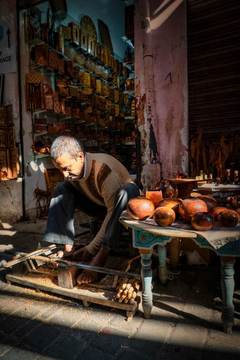 Artisan in Marrakech, Morocco