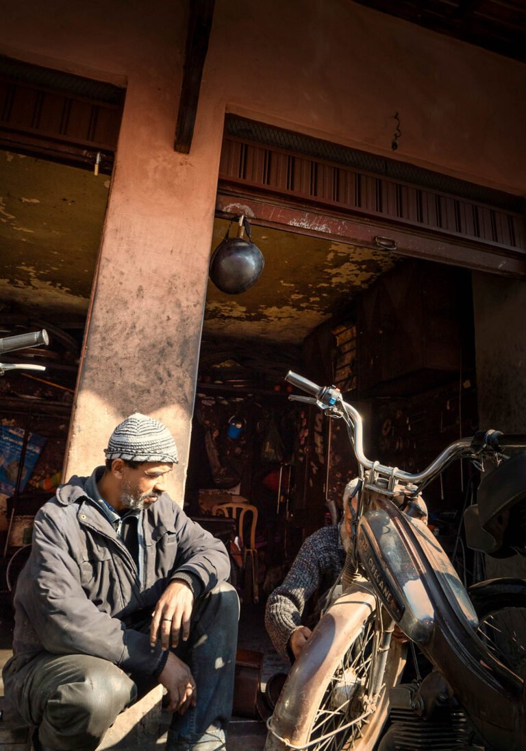 Bike Mechanic in Marrakech, Morocco