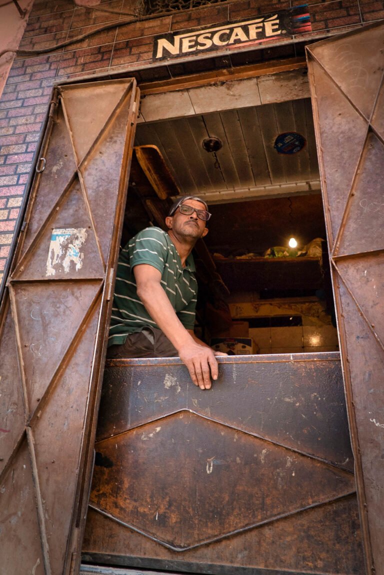 Coffee trader in Morocco