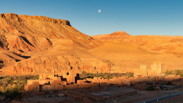 Moonrise in Morocco