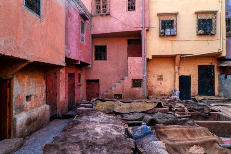 Tannery in Marrakech, Morocco