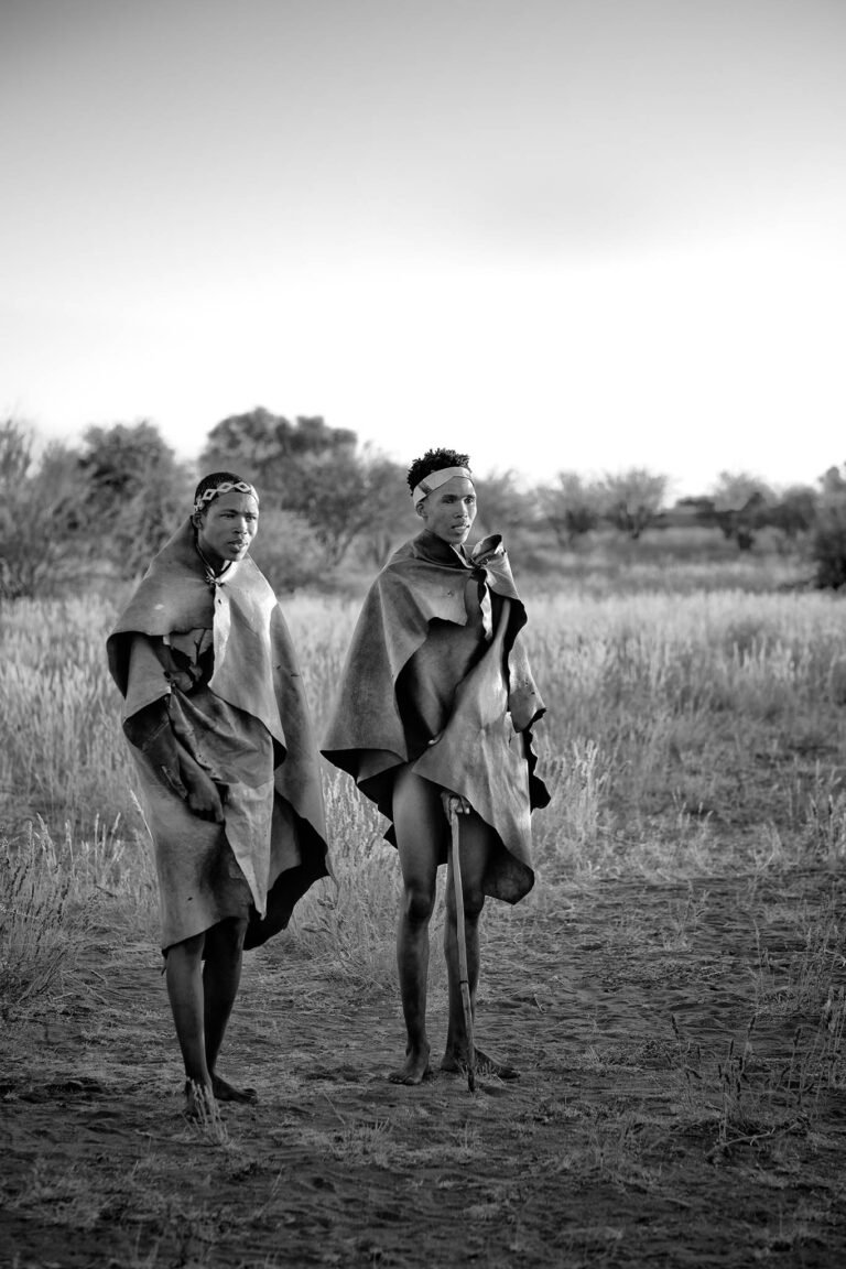 Bushman walk, Bagatelle Kalahari resort, Namibia