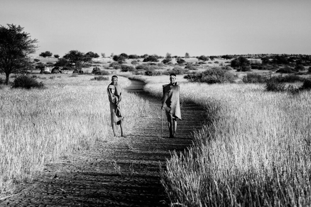 Bushman walk, Bagatelle Kalahari resort, Namibia