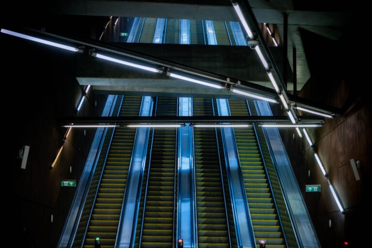 Escalator in Budapest Metro