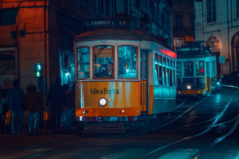 Lisbon during blue hour
