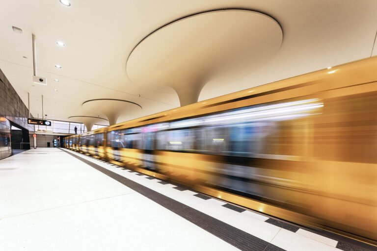 Berlin White Metro Station