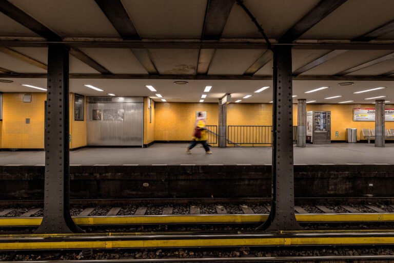 Berlin yellow metro station