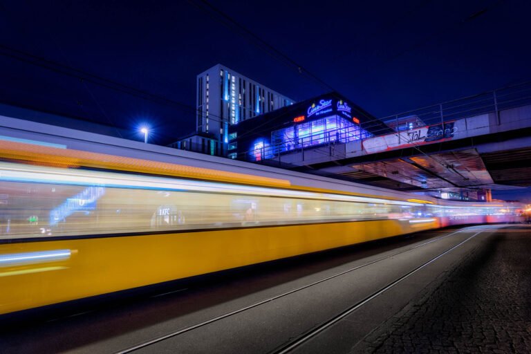 Light trails in Berlin