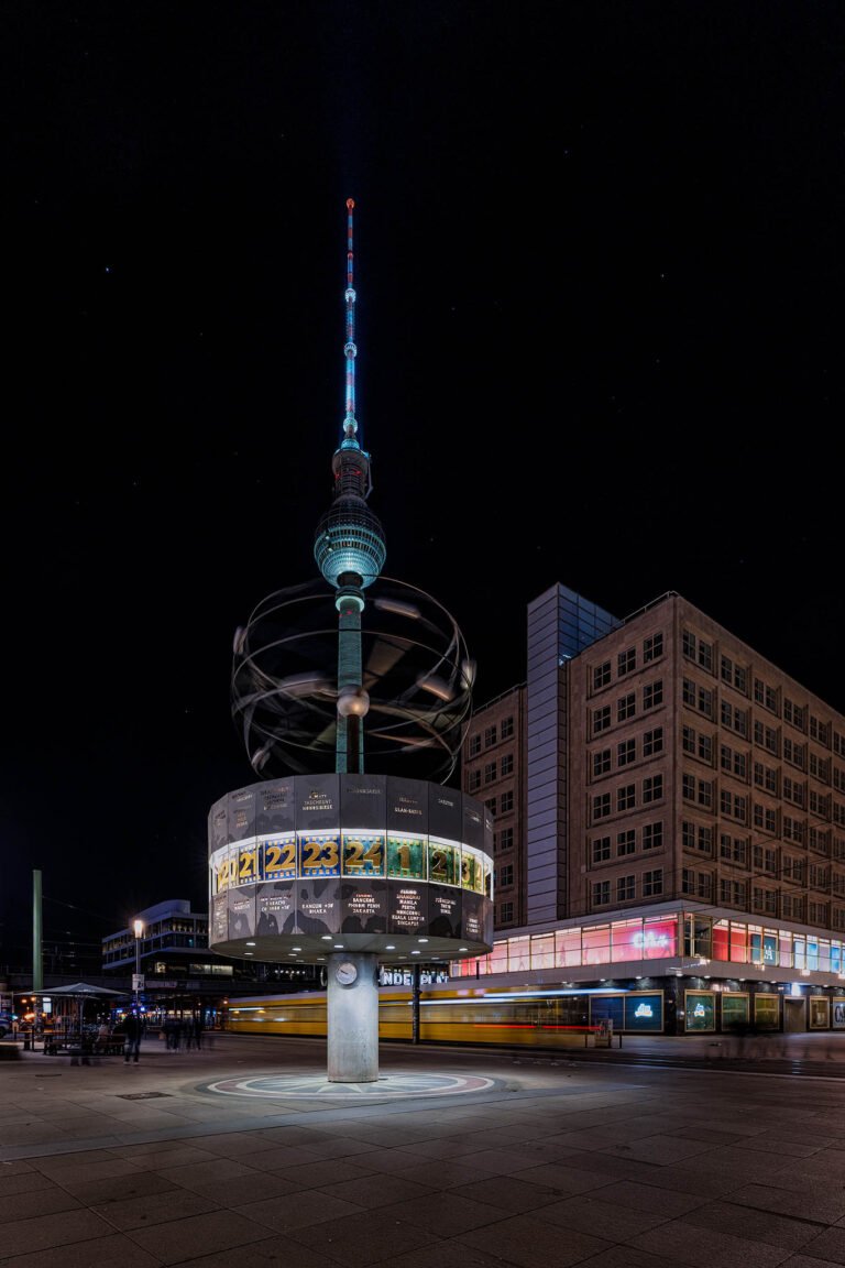 World clock in Berlin