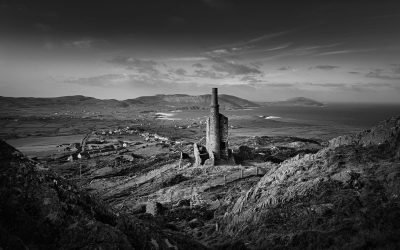 Tin Mine on the Beara Peninsula in County Cork, Ireland.