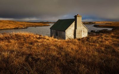 Cabin in the Connemara, Ireland.