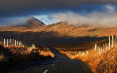 Inagh Valley in the Connemara, County Galway, Ireland.