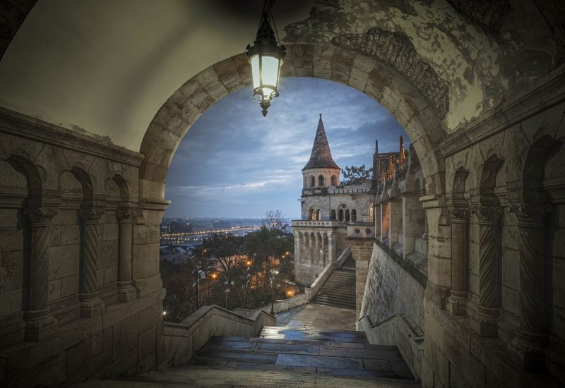 Fisherman's Bastion in Budapest. Taken on my Budapest photography workshop and tour.