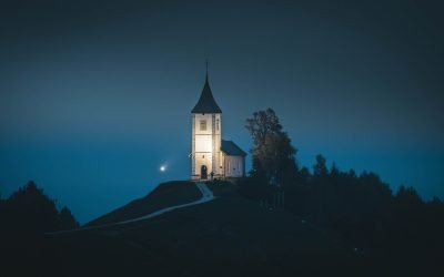 Jamnik Church, Slovenia.