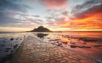St. Michael's Mount in Cornwall, England. Taken on my Cornwall photography workshop and tour.